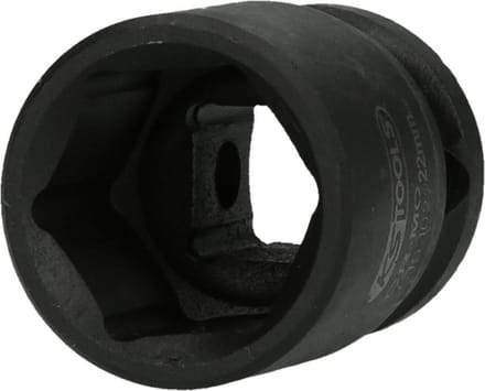 KS TOOLS 1/2" Sechskant-Kraft-Stecknuss, kurz, 22mm ( 515.1022 )
