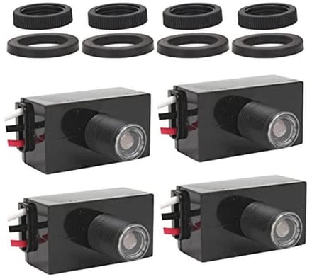 4 Stks Fotocel Sensor Verlichting Schakelaar voor Buitenverlichting