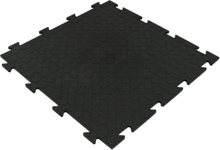 Zware Kwaliteit PVC Tegels met Noppen voor Garage en Werkplaats - 8mm Dikte