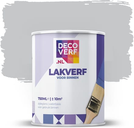 Decoverf lakverf kiezelgrijs, 750ml