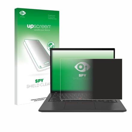 upscreen - privacy screenprotector voor Lenovo ThinkPad T16 Gen 3 - Folie Beschermfolie Blauwlichtfilter
