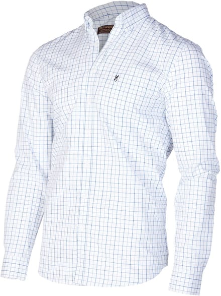 BROWNING Jachthemd Oliver Blauw Maat S