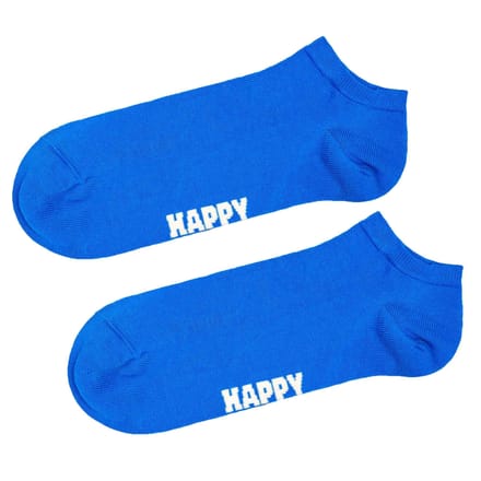 Happy Socks Solid Low Socks (3-pack) - unisex enkelsokken - grijs - Unisex - Maat: 41 - 46