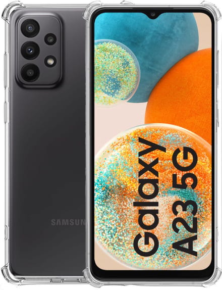 Geschikt voor Samsung A23 4G / 5G Hoesje – Shock Proof Case – Cover Transparant