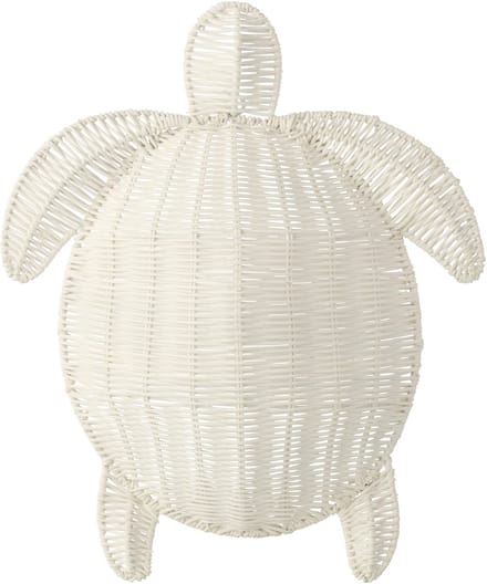 J-Line wanddecoratie Schildpad - ijzer - gebroken wit - large