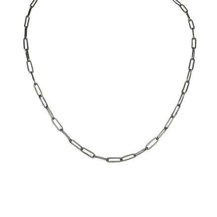 FlowJewels - schakelketting - staal - zilverkleurig