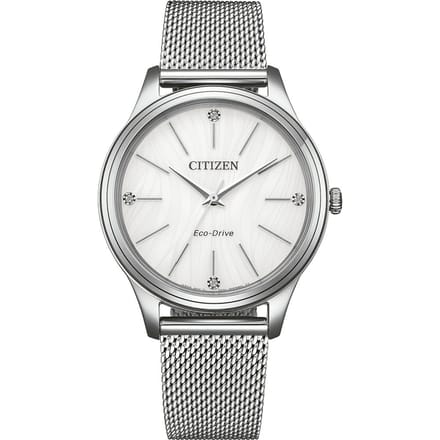 Citizen EM1220-82A Horloge - Staal - Zilverkleurig - Ø 34 mm