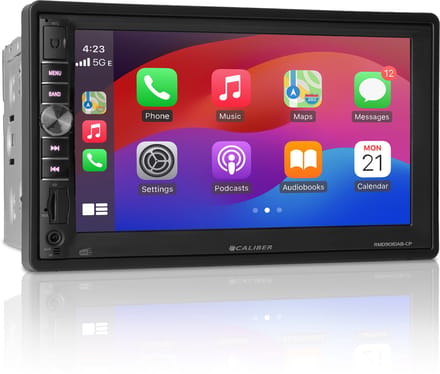 Caliber Autoradio - CarPlay - 2 din Autoradio - Bluetooth - dab+ - 7" Touchscreen - Wireless CarPlay - 4 x 100 Watt - Wireless Android Autolink (RMD901DAB-CP)