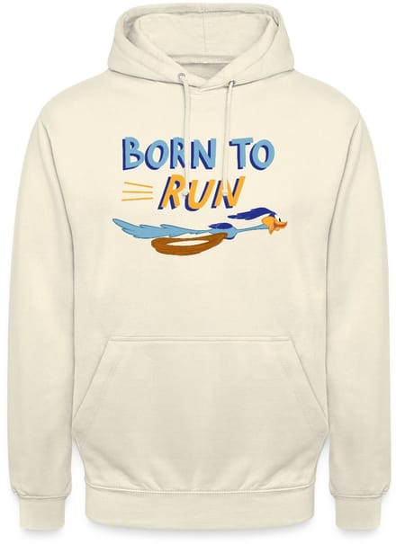 Looney Tunes Road Runner Born To Run Hoodie Unisex