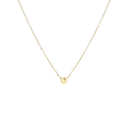 Letter-Ketting-U-Goud