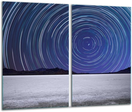 TMK ArtDeko - Snijplank - Glas - 2x 30x52cm - Inductiekookplaat Bescherming