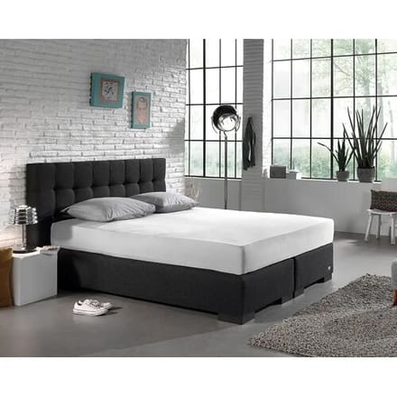Dreamhouse Hoeslaken Katoen - Wit - 160/180 x 200 cm - Perfecte pasvorm voor uw matras door de speciale jersey stretch.