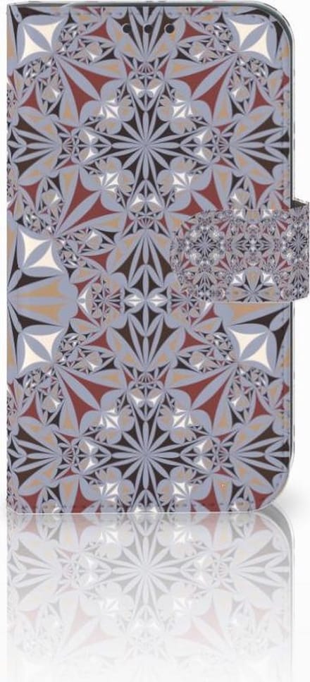 Samsung Galaxy Xcover 4 | Xcover 4s Bookcase Flower Tiles