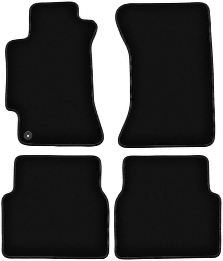 BASIC zwarte veloursmatten voor: Subaru Impreza II GD sedan, stationwagen (2000-2007)