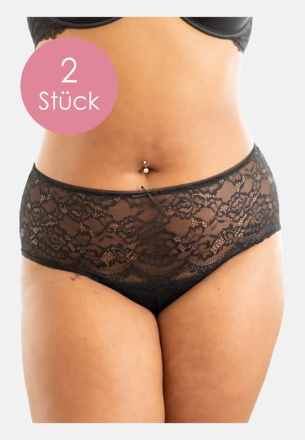 High-Panty-Set LACE BASIC 2ER SET