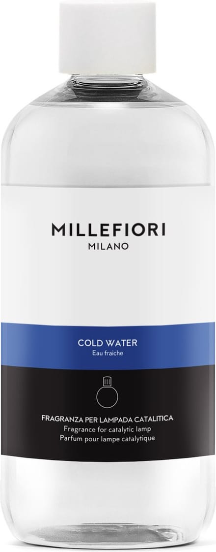 Millefiori Katalytische Geurlamp - Navulling voor Geurbrander 500 ml Cold Water