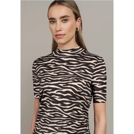 Shirt met zebraprint