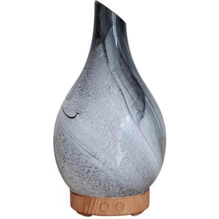 100ml Aromatherapie Ultrasone Luchtbevochtiger Houtnerf Essentiële Olie Diffuser gray