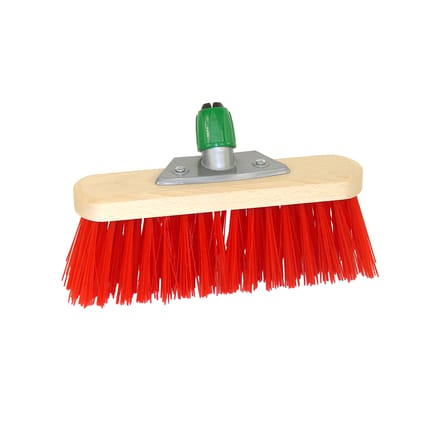 Straatbezem - 29 cm - - - - - Met Steelhouder (1012814)