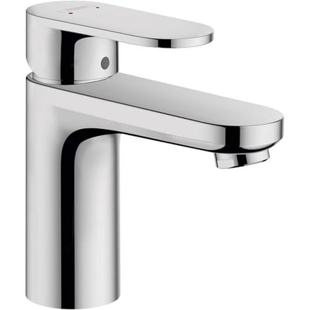 Hansgrohe Vernis Blend 1 greeps wastafelkraan 100met - trekwaste - hoogglans chroom