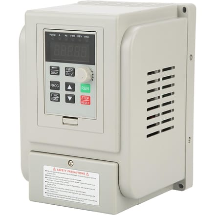 220VAC Variabele Frequentie Aandrijving Snelheidsregelaar voor Eenfase 1.5kW AC Motor zwart
