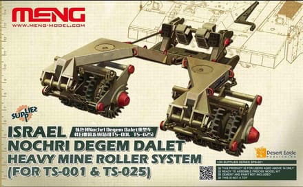 Meng Model Modelbouwpakket Militaire voertuigen - MENG SPS021 Israel Nochri Degem Dalet Heavy Mine Roller System Plastic - 1:35 - Modelbouw