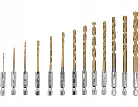 Sthor HSS Metaalborenset 13-delig Inbus 1/4"