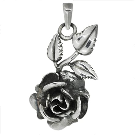 Blinx Jewels Zilveren hanger Roos