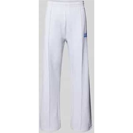 Sweatpants met elastische band en Labelprint