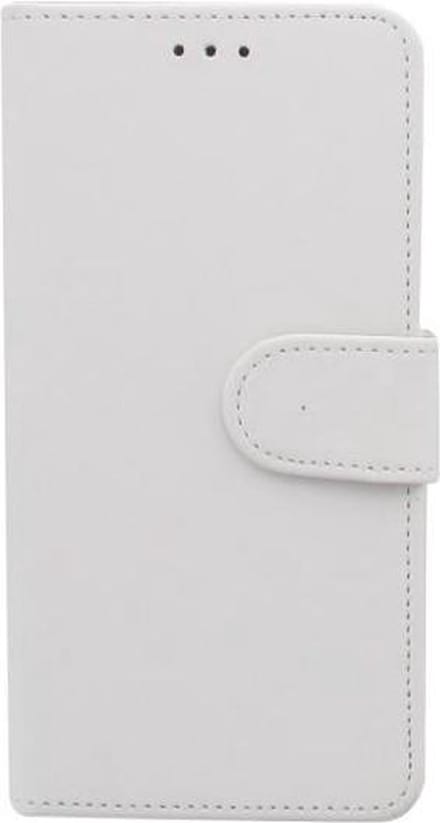 Nokia 3.1 2018 Boekhoesje Wit met Pasjeshouder