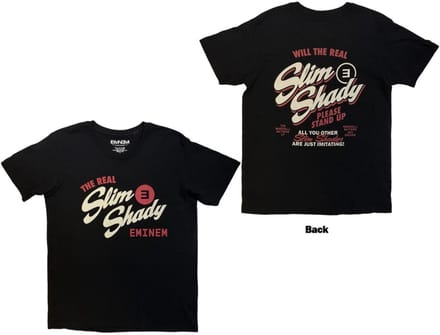 Eminem - The Real Slim Shady Heren Tshirt - M - Zwart