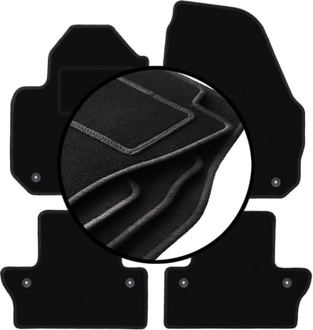 Complete set veloursmatten voor: Volvo XC60 I crossover (2008-2017)