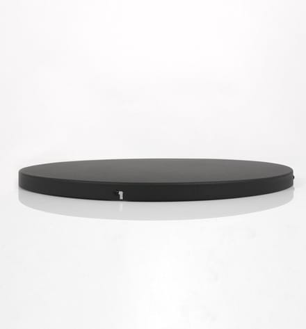 Plafondplaat Zwart Rond Ø 50cm Incl. Ophangbeugel I15300S