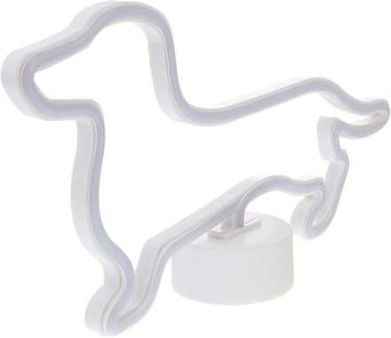 Neonlicht Hond - Teckel Bord - Decoratieve Verlichting - Compact Lichtbord - 425 cm Lengte