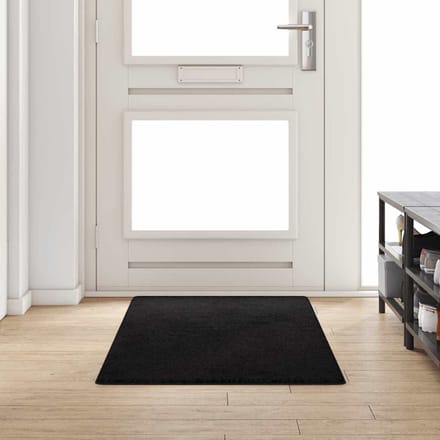 vidaXL - Tapijt - Loper - Zwart - 80 - x - 200 - cm - 100% - Polypropyleen - Tuft
