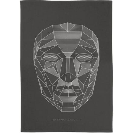 Squid Game Front Man Mask Tea Towel