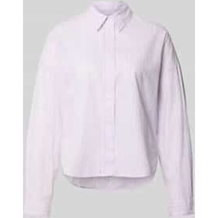 Relaxed fit overhemdblouse van puur katoen