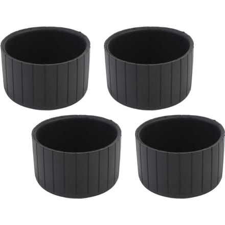 4 PCS Protections de Pied de Chaise pour Sol 60mm Plastique Antidérapant Rond Cache-Protection de Pied de Meuble pour Parquets