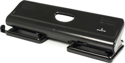 pavo perforator met vier gaten, perforatiecapaciteit: 22 vel, zwart