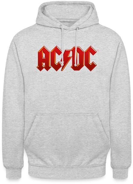 AC/DC Klassiek Logo Met Bliksemschicht Hoodie Unisex