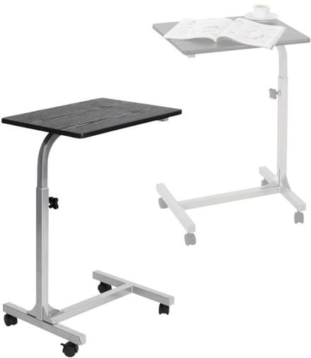 CLVP® Laptoptafel op Wielen - Bedtafeltje - Bijzettafel
