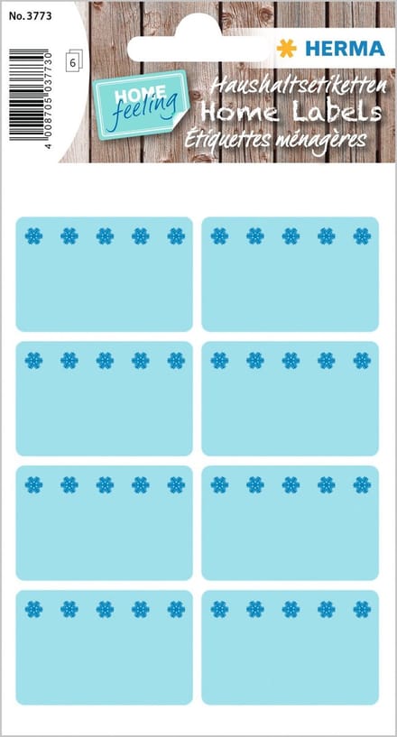 Etiket herma 3773 26x40mm diepvries blauw 48st | 10 stuks