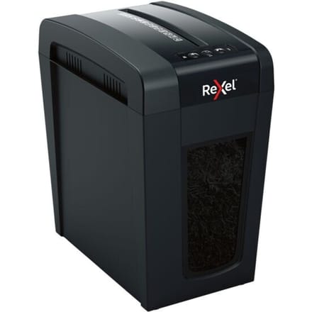 Rexel Secure X10-SL Stille Papierversnipperaar - P4 Micro Snippers - Tot 6 Vel - 10L - Zwart