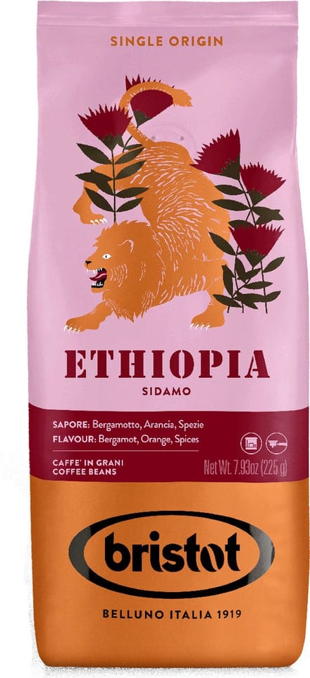 Bristot Ethiopia Sidamo single origin koffiebonen - 225 gram