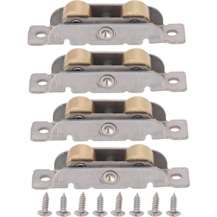 4 STUKS Schuifpui Roller Assemblage RVS Koperen Kogellager Wiel Roller Assemblage