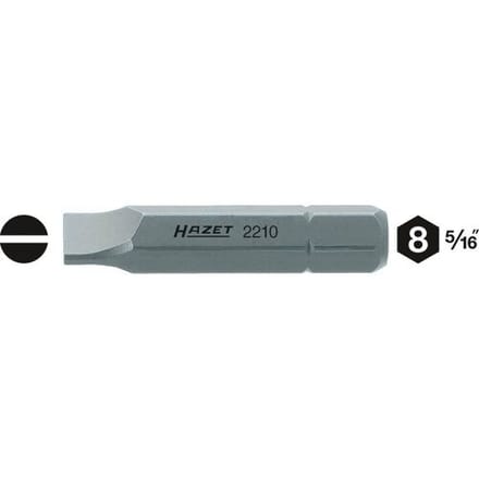 Hazet 2210 Gleuf-bit 12 mm Speciaal staal C 8 1 stuk(s)