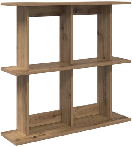 vidaXL - Wandplank - Artisanaal - eiken - 80 - x - 20 - x - 75 - cm