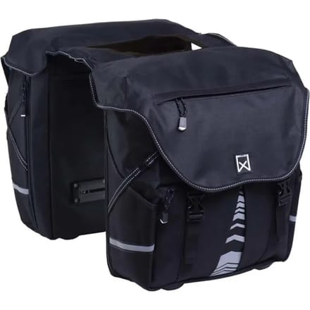 Willex - Dubbele Fietstas S - 1200 - Zwart - 20L
