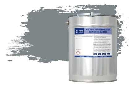 Wixx PU 250 Betonverf Buiten en Binnen - 5L - RAL 7046 | Telegrijs 2