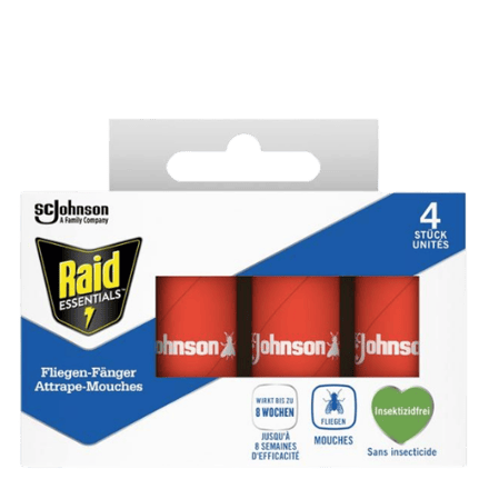 Raid Essentials Classic Vliegenvanger - 4 stuks